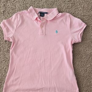 Polo by Ralph Lauren Womens Light Pink Polo Shirt